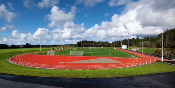​D-sektor Harøy Stadion 3.800 m2 Løpebane maj 2018